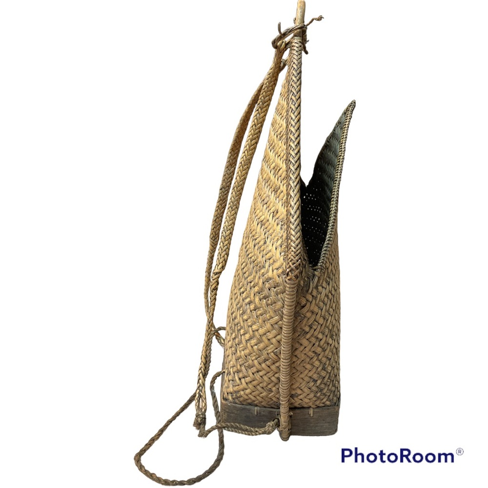 Woven Tan Backpack - Picture 4 of 10